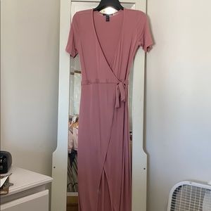 Rose maxi wrap dress. Size S.